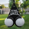 Giá đỡ bóng golf 3D đen ngộ nghĩnh Quà tặng thể thao độc đáo chỉ 43.010₫ 4