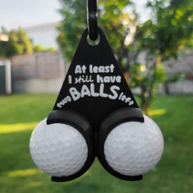 Giá đỡ bóng golf 3D đen ngộ nghĩnh Quà tặng thể thao độc đáo chỉ 43.010₫