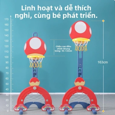 Giá đỡ bóng rổ có thể điều chỉnh – Giỏ đa năng cho bé trai 3‑6 tuổi, đồ chơi an toàn 5 Giá đỡ bóng rổ có thể điều chỉnh – Giỏ đa năng cho bé trai 3‑6 tuổi, đồ chơi an toàn 5