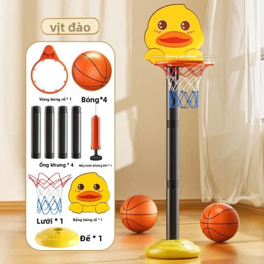 Giá đỡ bóng rổ trẻ em trong nhà di động, nâng hộp bóng, hỗ trợ ném đồ chơi, giá ưu đãi 299.191 VND 10