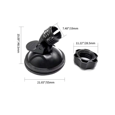 Giá đỡ camera hành trình xoay 360 cho xe hơi, ô tô mẫu N - Hít kính, giá chỉ 44.000đ