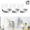 Giá Đỡ Chai Nước Rửa Tay Tự Động Gắn Tường Không Đục Lỗ Đa Năng Nhà Bếp