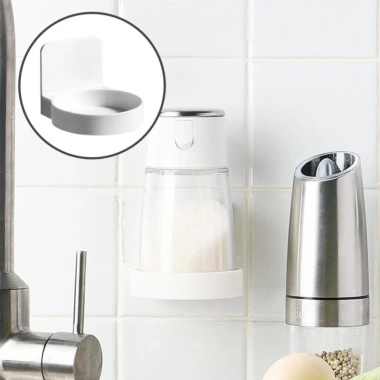 Giá Đỡ Chai Nước Rửa Tay Tự Động Gắn Tường Không Đục Lỗ Đa Năng Nhà Bếp 3