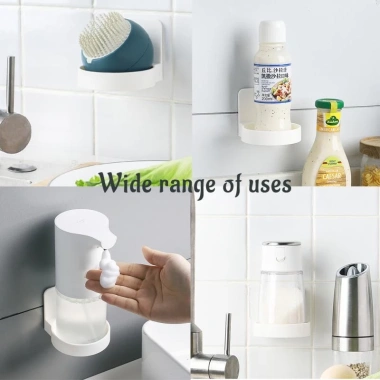 Giá Đỡ Chai Nước Rửa Tay Tự Động Gắn Tường Không Đục Lỗ Đa Năng Nhà Bếp 4