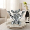 Giá đỡ chai rượu sứ hình chú gấu - Thiết kế độc đáo, giảm còn 180.000đ 5