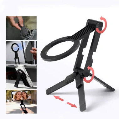 Giá đỡ chân máy từ tính Ankndo: Gập gọn, giữ điện thoại & video du lịch, giảm 18% chỉ 142.777₫