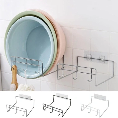 Giá đỡ chậu rửa MKEB sắt treo tường không đục lỗ, tiết kiệm không gian - 67.980₫ 3 Giá đỡ chậu rửa MKEB sắt treo tường không đục lỗ, tiết kiệm không gian - 67.980₫ 3