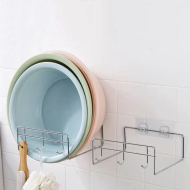 Giá đỡ chậu rửa MKEB sắt treo tường không đục lỗ, tiết kiệm không gian - 67.980₫