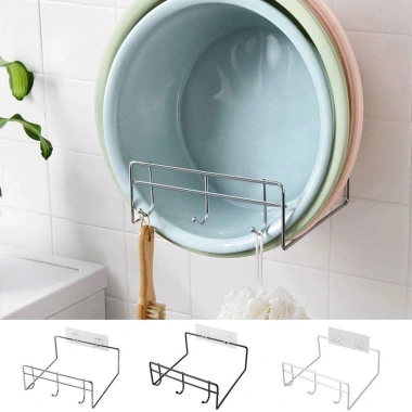 Giá đỡ chậu rửa MKEB sắt treo tường không đục lỗ, tiết kiệm không gian - 67.980₫