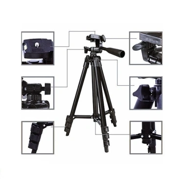 Giá đỡ chụp ảnh điện thoại tripod 3 chân 3.110/3.120 remote, tương thích nhiều dòng, chỉ 19.000₫