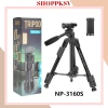 Giá đỡ chụp ảnh điện thoại tripod 3 chân Np-3.160 Remote nhôm, quay livestream, 90.000₫ 7