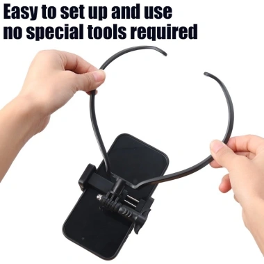 Giá đỡ chụp cổ dây điện thoại 360° xoay, chống rung - Tự sướng, ghi video rảnh tay 7