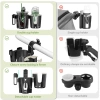 Giá đỡ cốc 3 trong 1 cho xe đẩy, xe lăn, xe đạp, xe đi bộ – Xoay 360°, kèm giá đỡ điện thoại, chai, chỉ 254.880đ 6