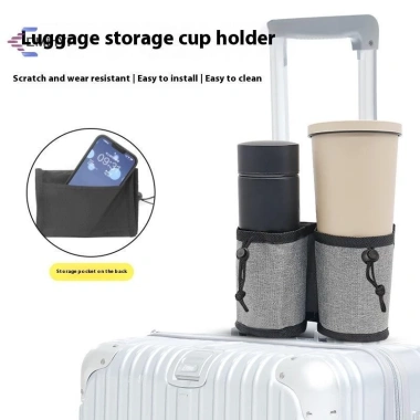 Giá đỡ cốc hành lý du lịch Vali tay – Túi đựng trà sữa, cà phê, còn 54.340₫