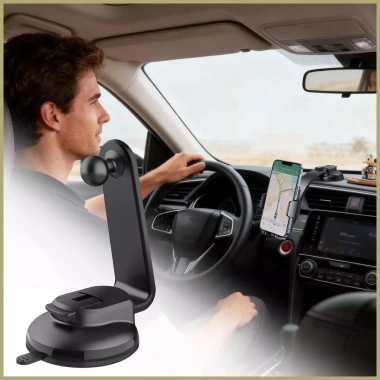 Giá đỡ cốc hút xoay 360 cho ô tô, xe tải du lịch - Linh hoạt, chỉ 122k