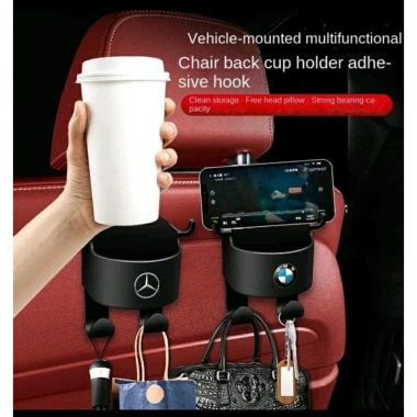 Giá Đỡ Cốc Nước Đa Năng, Móc Nhựa Treo Đồ Sau Ghế Ô tô - Giá chỉ 5.000 VND
