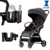 Giá đỡ cốc nước LINHU 360° xoay - Chống trơn trượt, đa năng cho xe đẩy, pram, điện thoại - 73.980đ
