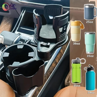 Giá đỡ cốc ô tô Dovewill 3 trong 1 – Điều chỉnh, đựng điện thoại, cốc đôi, chỉ 260.700₫ 2