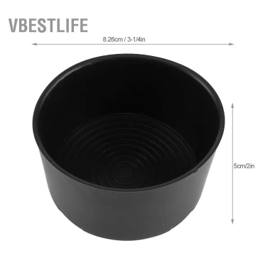 Giá đỡ cốc VBESTLIFE ZJchao cao su đen 5cm cho ô tô, ngăn nước tràn, rộng 8,26cm, giảm 17%