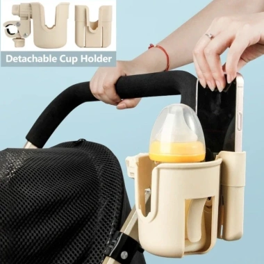 Giá đỡ cốc xe đẩy – Chống trượt, tháo rời, 360 độ xoay, hỗ trợ điện thoại & bình sữa – 59.832đ 2
