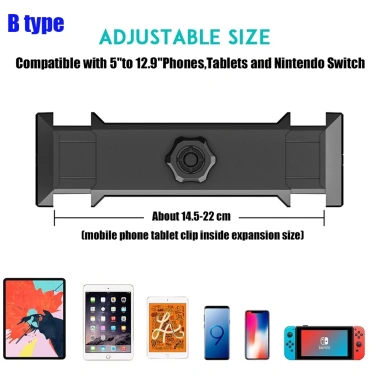 Giá đỡ đa năng điện thoại & máy tính bảng 3.5‑12.9 inch, gập, xoay 360°, giảm 17%