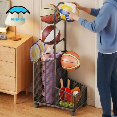 Giá đỡ đa năng leipupa có bánh xe, kệ lưu trữ bóng volley, bóng đá, bóng bầu dục - Giá ưu đãi 734.800₫