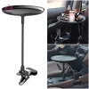 Giá đỡ đa năng Maxrrh ô tô - Khay tròn đựng thức ăn, đồ uống & điện thoại, tiện lợi