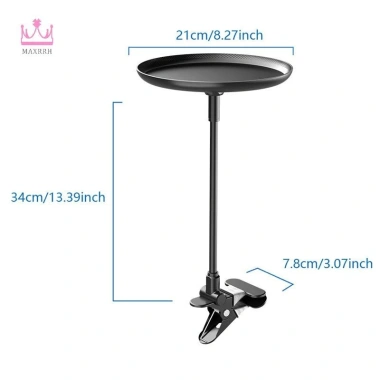 Giá đỡ đa năng Maxrrh ô tô - Khay tròn đựng thức ăn, đồ uống & điện thoại, tiện lợi