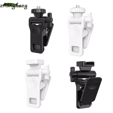 Giá đỡ đèn flash ZHANGHONG 1/4 inch nhựa Kẹp LED Selfie, phụ kiện chụp ảnh