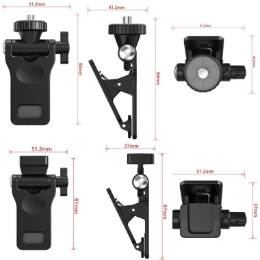Giá đỡ đèn flash ZHANGHONG 1/4 inch nhựa Kẹp LED Selfie, phụ kiện chụp ảnh 2 Giá đỡ đèn flash ZHANGHONG 1/4 inch nhựa Kẹp LED Selfie, phụ kiện chụp ảnh 2