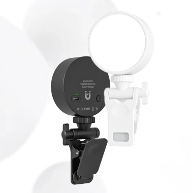 Giá đỡ đèn flash ZHANGHONG 1/4 inch nhựa Kẹp LED Selfie, phụ kiện chụp ảnh