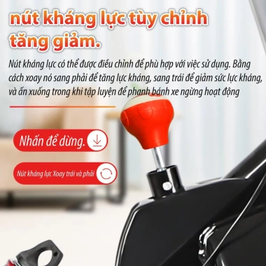 Giá đỡ Di động BG S500 cho Xe đạp tập thể dục - Kèm đồng hồ đo nhịp tim