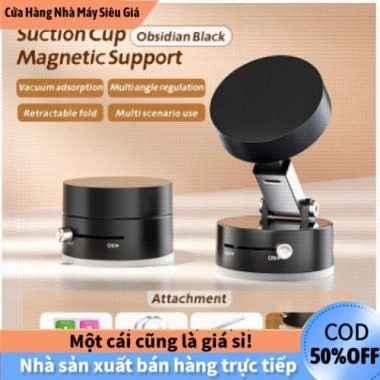 Giá đỡ điện thoại 360° Điều chỉnh, Hút từ tính, Phòng tập, Gương - COD