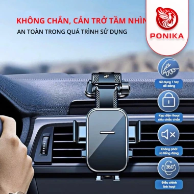 Giá Đỡ Điện Thoại A29 Hình Thác Nước - Không Chặn Tầm Nhìn Lái Xe, Xoay 360