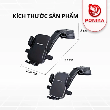 Giá Đỡ Điện Thoại A29 Hình Thác Nước - Không Chặn Tầm Nhìn Lái Xe, Xoay 360