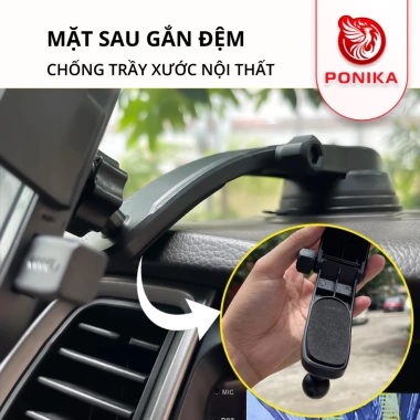 Giá Đỡ Điện Thoại A29 Hình Thác Nước - Không Chặn Tầm Nhìn Lái Xe, Xoay 360