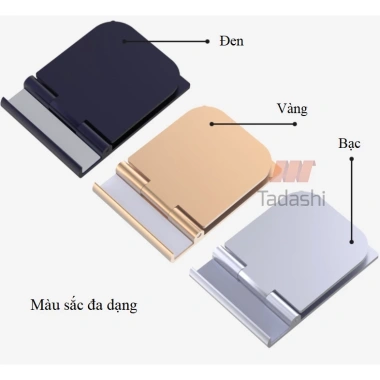 Giá Đỡ Điện Thoại ABS Xoay Góc Nghiêng Gấp Gọn, Chắc Chắn Không Lật