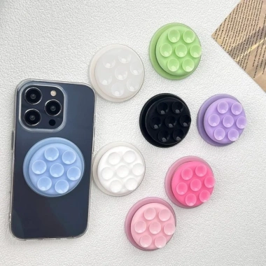 Giá đỡ điện thoại AHYS cốc hút hai mặt tròn, nhẫn đeo tay, ổ cắm silicon bỏ túi - Giá siêu ưu đãi 50.6k