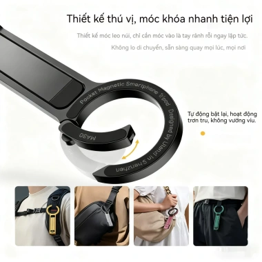Giá Đỡ Điện Thoại Ba Chân Tripod Mini Nhôm Gọn Nhẹ - Tặng Vòng Trợ Hít 169k