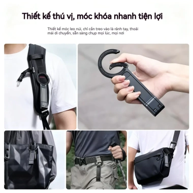 Giá Đỡ Điện Thoại Ba Chân Tripod Mini Nhôm Gọn Nhẹ - Tặng Vòng Trợ Hít 169k