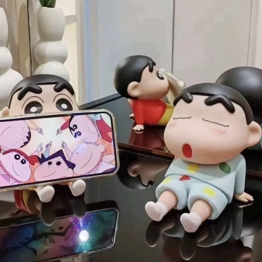 Giá Đỡ Điện Thoại Bàn Hình Shin Dễ Thương - Xem Phim Livestream, Chỉ 15.605₫ 2