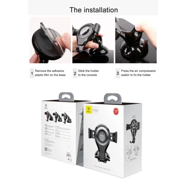 Giá đỡ điện thoại Baseus cho xe hơi – Thiết kế gập tiện, giữ chắc, chỉ 104.998đ
