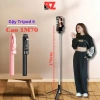 Giá đỡ điện thoại Bubzone Tripod 6 3 chân selfie livestream, quay phim, kéo dài 160cm, chỉ 94.000₫