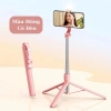 Giá đỡ điện thoại Bubzone Tripod 6 3 chân selfie livestream, quay phim, kéo dài 160cm, chỉ 94.000₫ 8