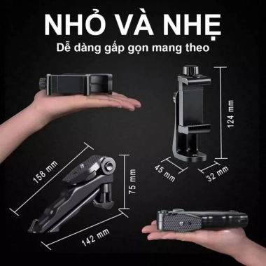 Giá Đỡ Điện Thoại Cầm Tay Live Quay Video Vlog Xoay Linh Hoạt Chống Rung 75.000 VNĐ Hello Store