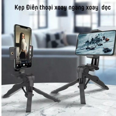 Giá Đỡ Điện Thoại Cầm Tay Live Quay Video Vlog Xoay Linh Hoạt Chống Rung 75.000 VNĐ Hello Store