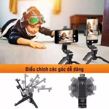 Giá Đỡ Điện Thoại Cầm Tay Live Quay Video Vlog Xoay Linh Hoạt Chống Rung 75.000 VNĐ Hello Store