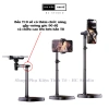Giá đỡ điện thoại chân kẹp nhôm nâng hạ chiều cao, quay video livestream tinh tế 2