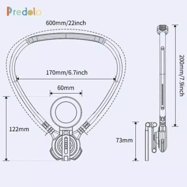 Giá đỡ điện thoại cổ từ tính cho xe du lịch, chạy bộ – ghi âm, giảm còn 485k 7
