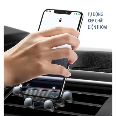 Giá Đỡ Điện Thoại Cửa Gió Ô Tô Nhỏ Siêu Chắc Chắn - Chất Liệu Cao Cấp, Thiết Kế Móc Gài - Chỉ 18.600 VND